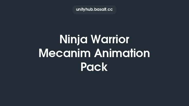 Ninja Warrior Mecanim Animation Pack Thumbnail