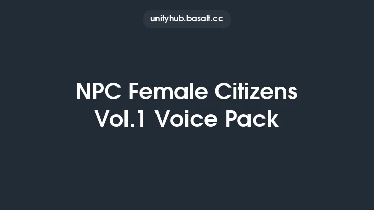 NPC Female Citizens Vol.1 Voice Pack Thumbnail