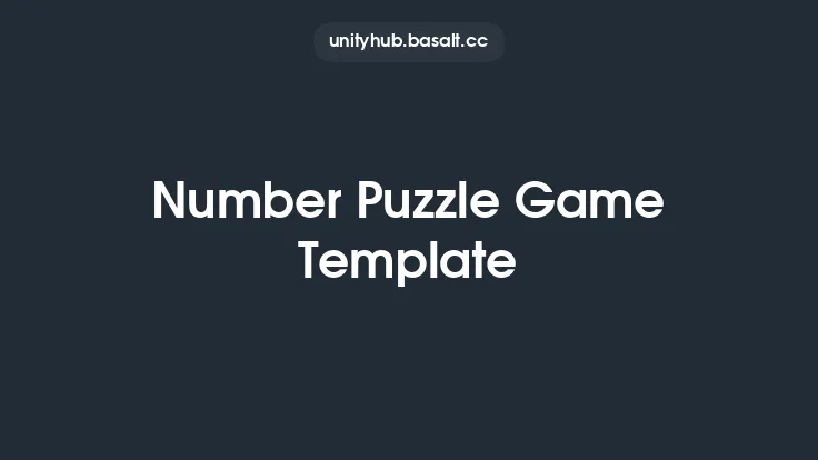 Number Puzzle Game Template Thumbnail