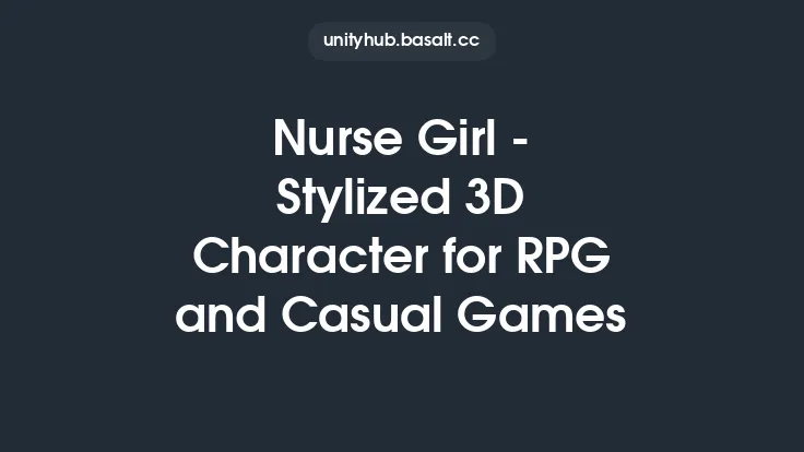 Nurse Girl - Stylized 3D Character for RPG and Casual Games Thumbnail