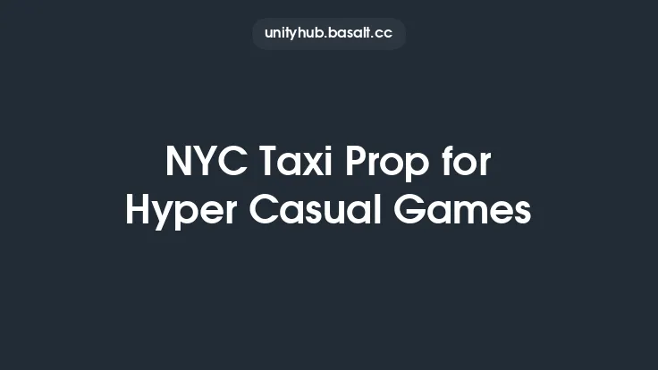 NYC Taxi Prop for Hyper Casual Games Thumbnail
