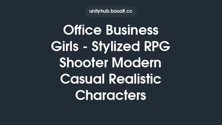 Office Business Girls - Stylized RPG Shooter Modern Casual Realistic Characters Thumbnail