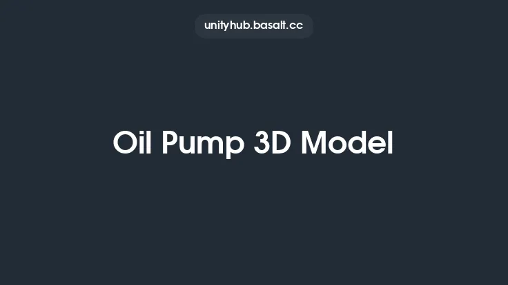 Oil Pump 3D Model Thumbnail