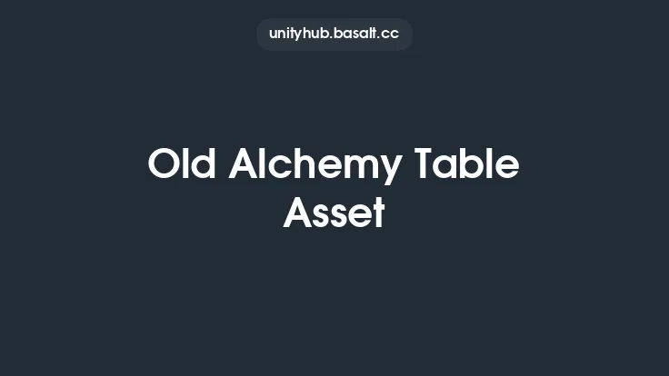 Old Alchemy Table Asset Thumbnail