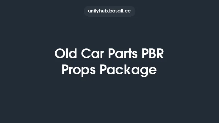 Old Car Parts PBR Props Package Thumbnail