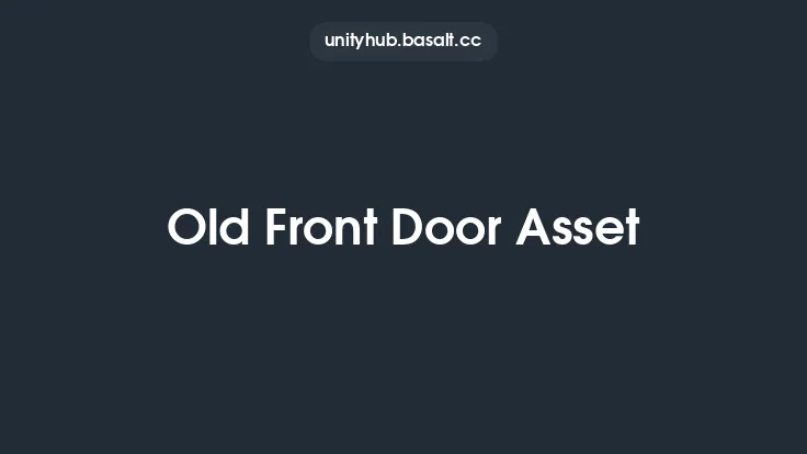 Old Front Door Asset Thumbnail