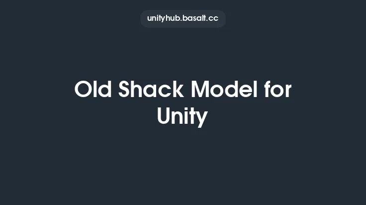 Old Shack Model for Unity Thumbnail