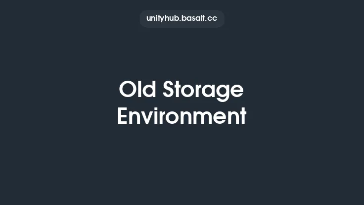 Old Storage Environment Thumbnail