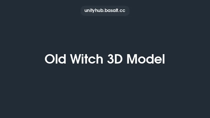 Old Witch 3D Model Thumbnail