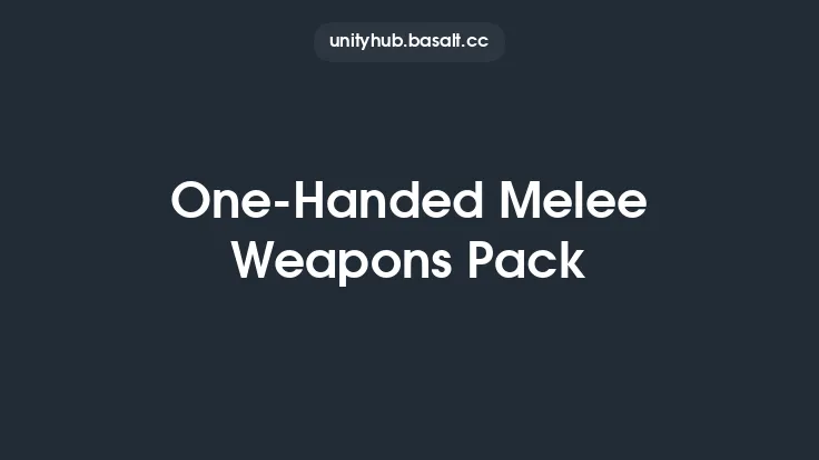 One-Handed Melee Weapons Pack Thumbnail