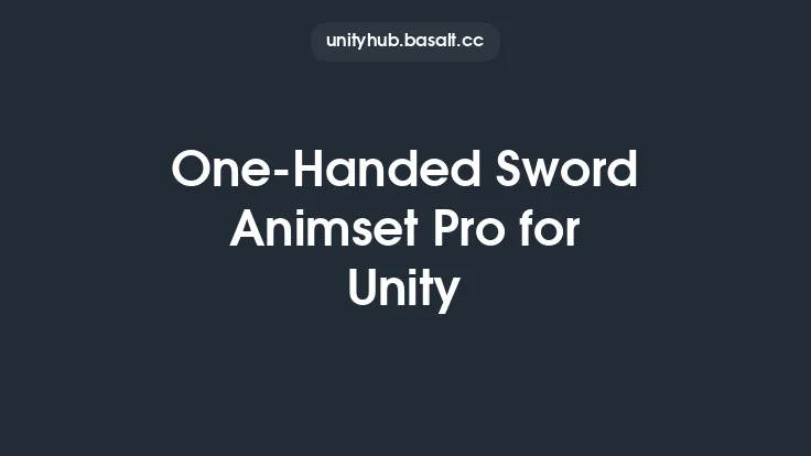One-Handed Sword Animset Pro for Unity Thumbnail