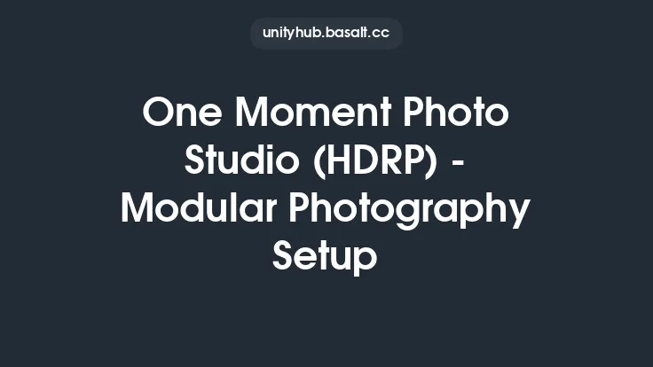 One Moment Photo Studio (HDRP) - Modular Photography Setup Thumbnail