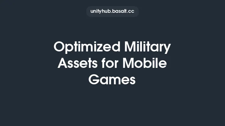 Optimized Military Assets for Mobile Games Thumbnail