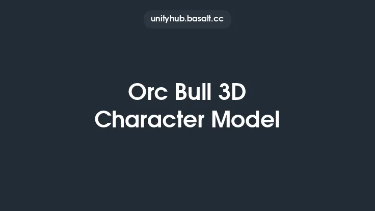 Orc Bull 3D Character Model Thumbnail