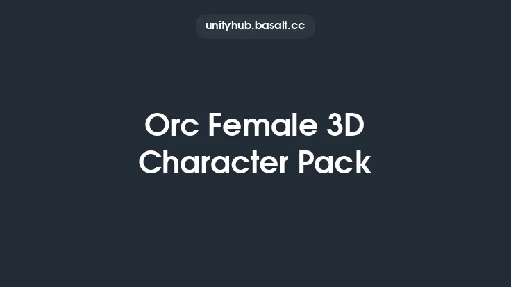Orc Female 3D Character Pack Thumbnail