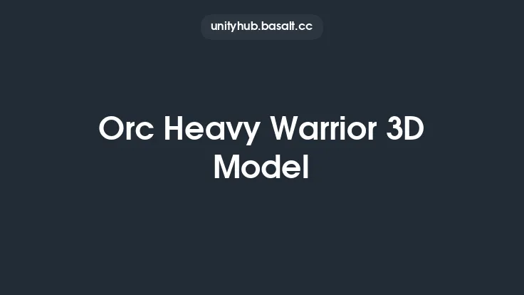 Orc Heavy Warrior 3D Model Thumbnail