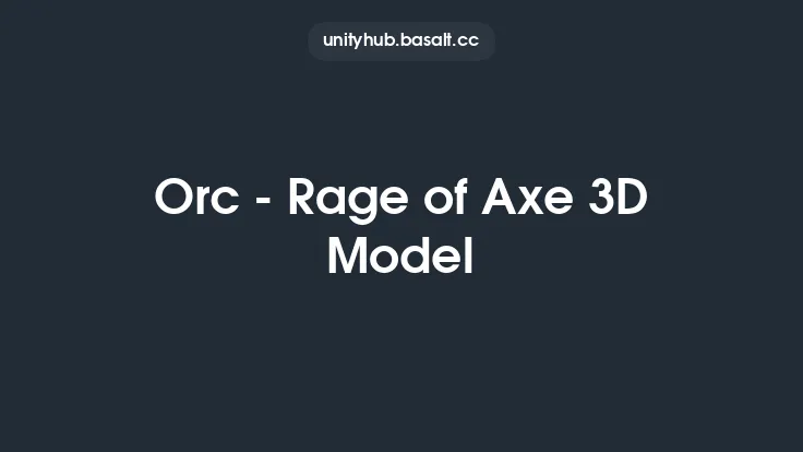 Orc - Rage of Axe 3D Model Thumbnail