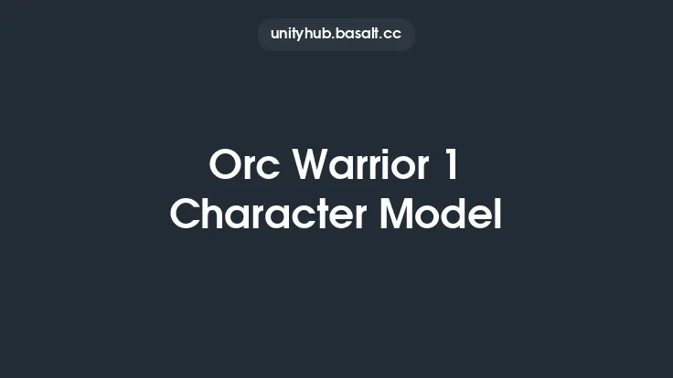 Orc Warrior 1 Character Model Thumbnail