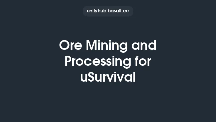 Ore Mining and Processing for uSurvival Thumbnail