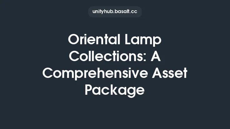 Oriental Lamp Collections: A Comprehensive Asset Package Thumbnail