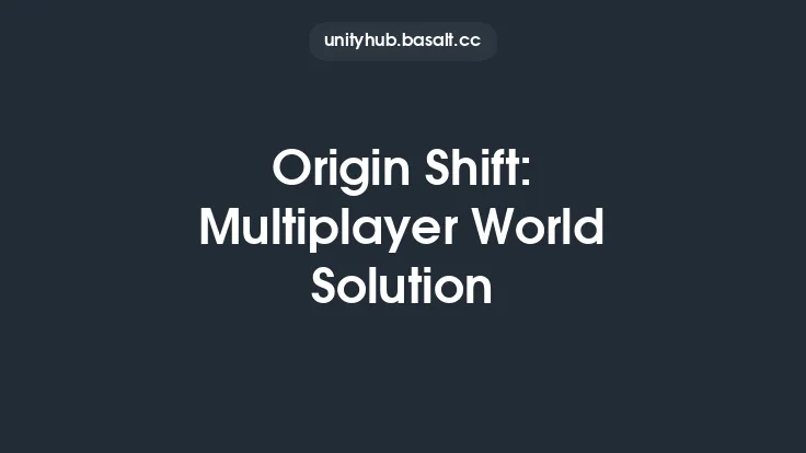Origin Shift: Multiplayer World Solution Thumbnail