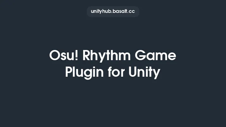 Osu! Rhythm Game Plugin for Unity Thumbnail