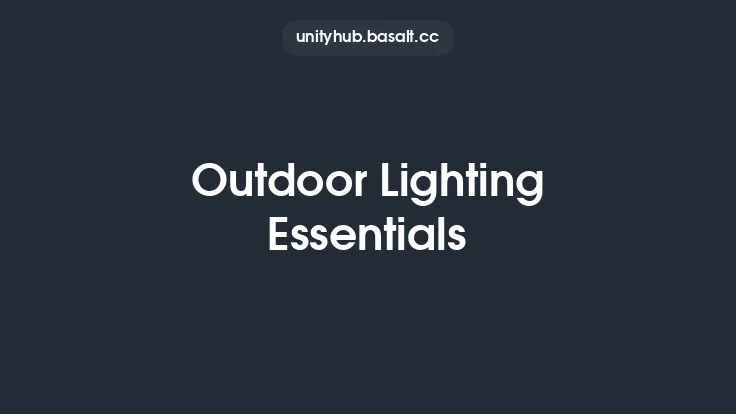 Outdoor Lighting Essentials Thumbnail