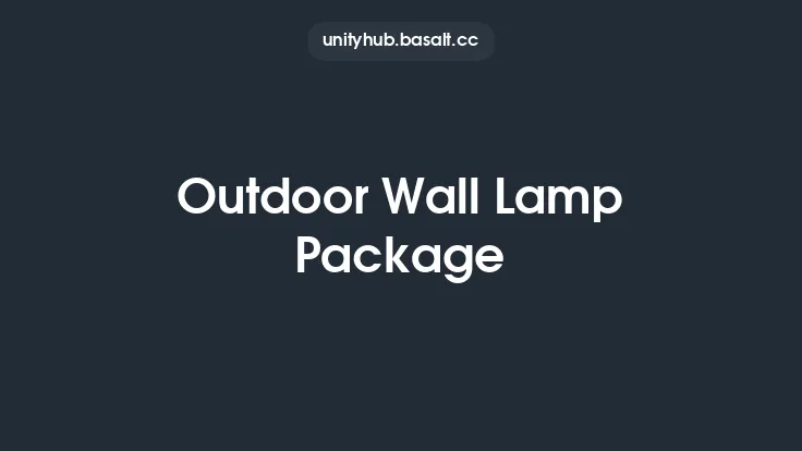 Outdoor Wall Lamp Package Thumbnail