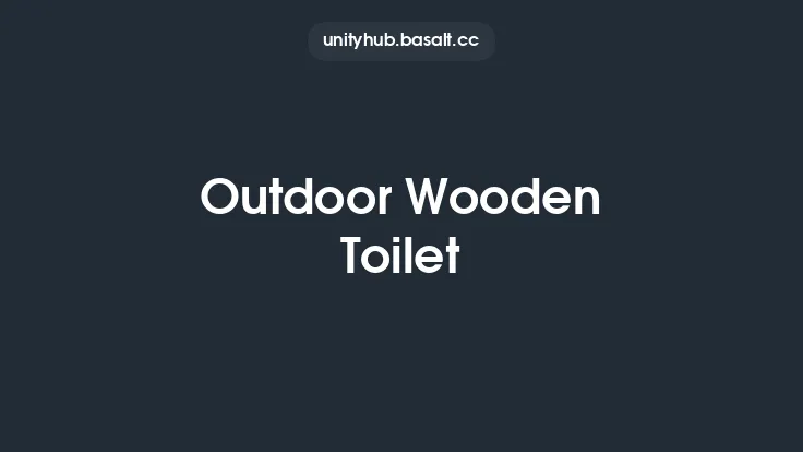 Outdoor Wooden Toilet Thumbnail