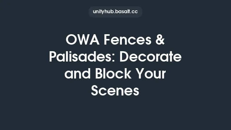 OWA Fences & Palisades: Decorate and Block Your Scenes Thumbnail