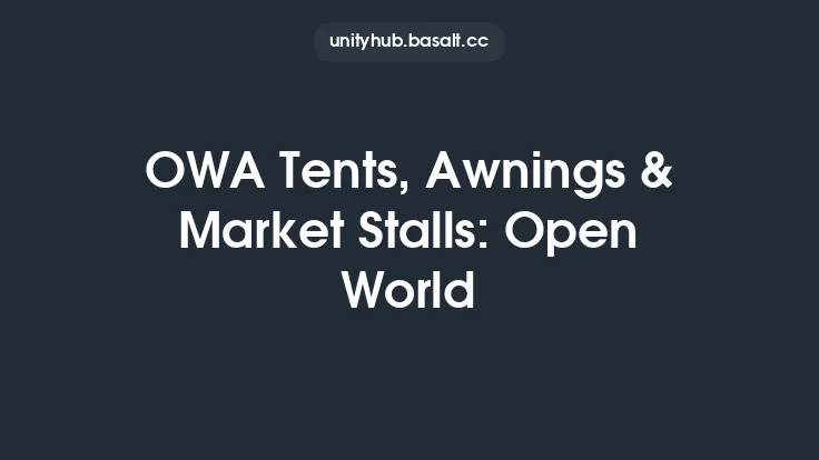 OWA Tents, Awnings & Market Stalls: Open World Thumbnail