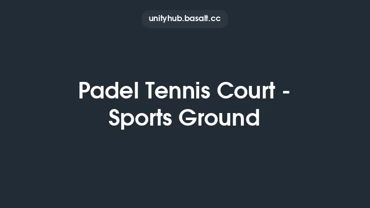 Padel Tennis Court - Sports Ground Thumbnail