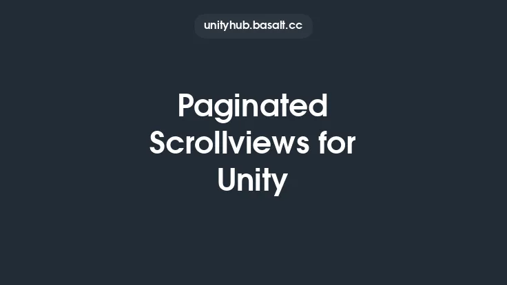 Paginated Scrollviews for Unity Thumbnail