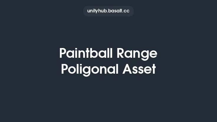 Paintball Range Poligonal Asset Thumbnail