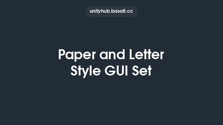 Paper and Letter Style GUI Set Thumbnail