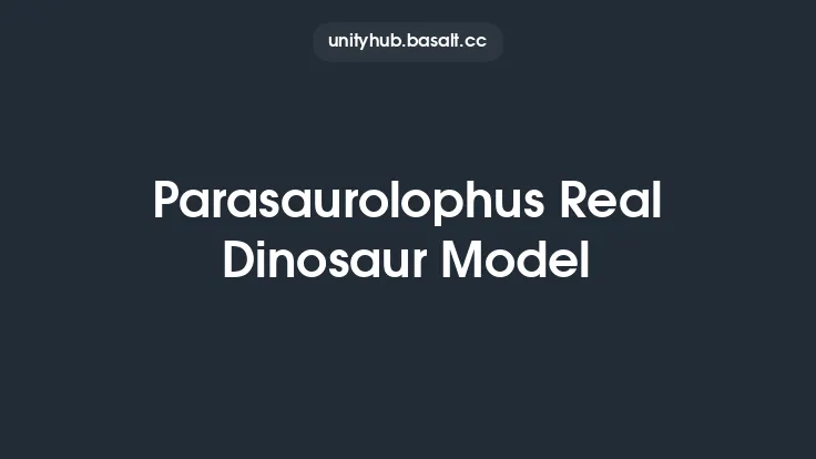 Parasaurolophus Real Dinosaur Model Thumbnail