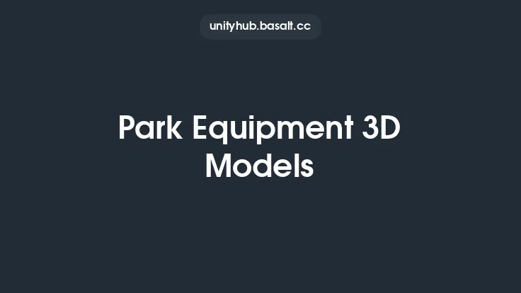 Park Equipment 3D Models Thumbnail