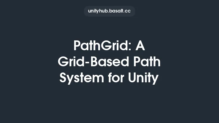 PathGrid: A Grid-Based Path System for Unity Thumbnail