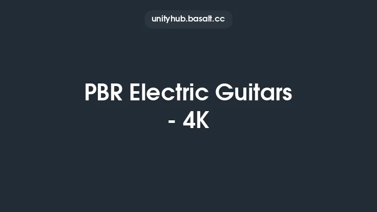 PBR Electric Guitars - 4K Thumbnail