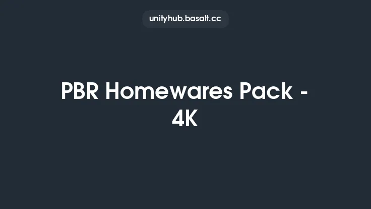 PBR Homewares Pack - 4K Thumbnail