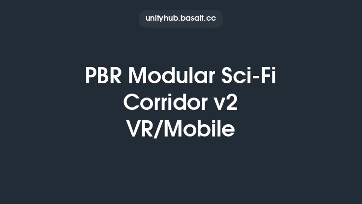 PBR Modular Sci-Fi Corridor v2 VR/Mobile Thumbnail