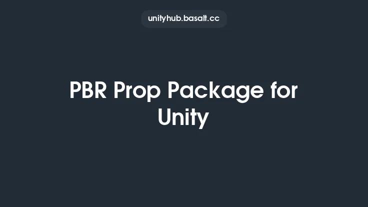 PBR Prop Package for Unity Thumbnail