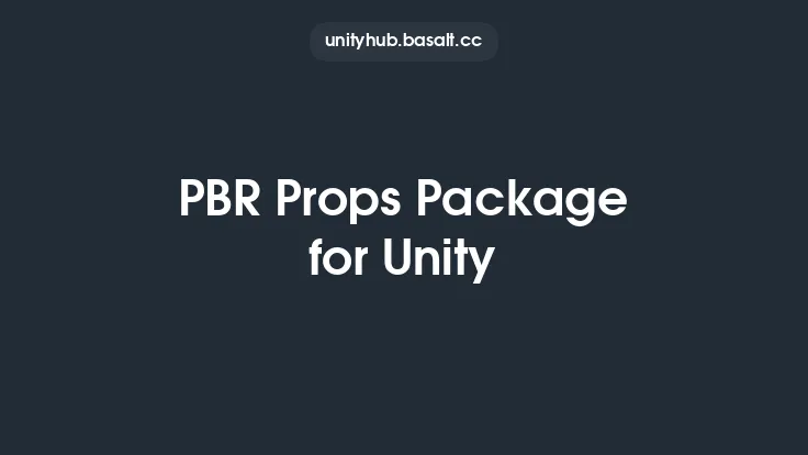 PBR Props Package for Unity Thumbnail