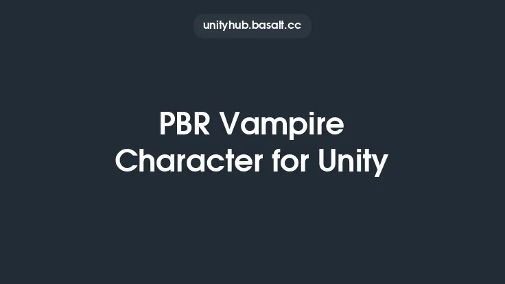 PBR Vampire Character for Unity Thumbnail