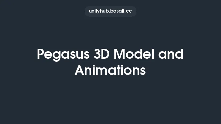 Pegasus 3D Model and Animations Thumbnail