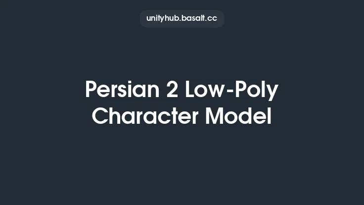 Persian 2 Low-Poly Character Model Thumbnail