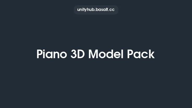Piano 3D Model Pack Thumbnail