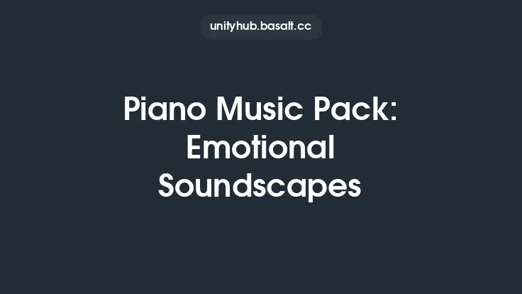 Piano Music Pack: Emotional Soundscapes Thumbnail