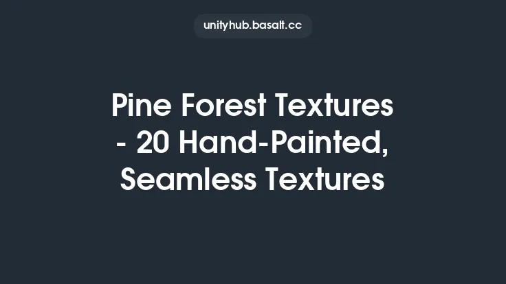 Pine Forest Textures - 20 Hand-Painted, Seamless Textures Thumbnail