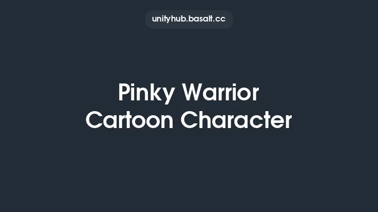 Pinky Warrior Cartoon Character Thumbnail